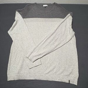 Calvin Klein Collection Men's Two-Tone Crewneck Sweater